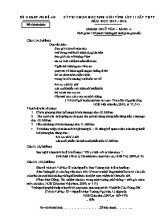 Đề thi chọn học sinh giỏi tỉnh Nghệ An lớp 11 cấp thpt năm học 2015  2016 môn thi Ngữ văn